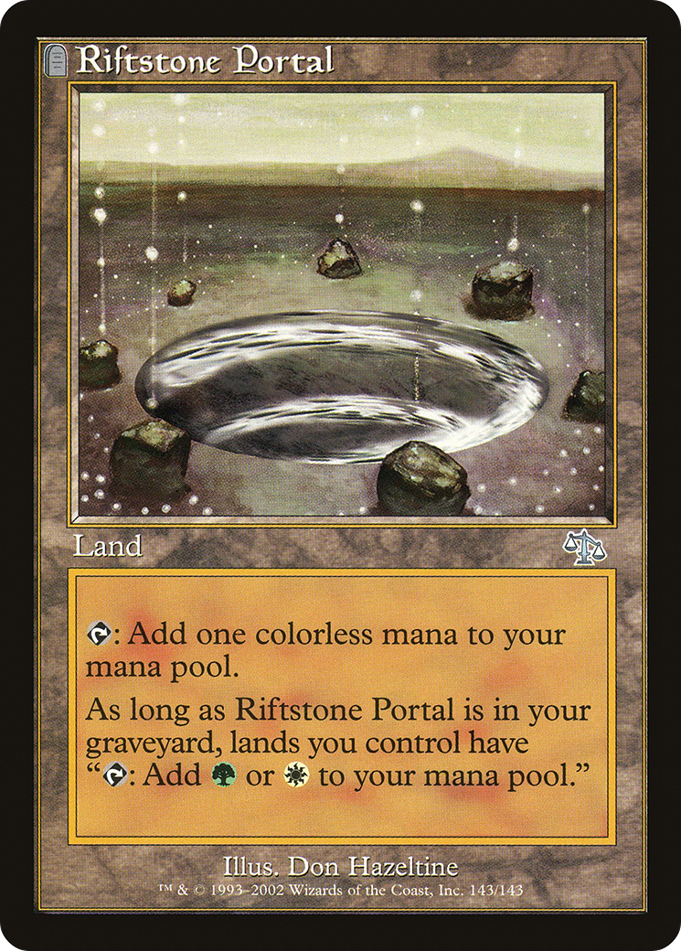 MAGIC: THE GATHERING  - Riftstone Portal (JUD-143) - Judgment: (tombstone) Foil