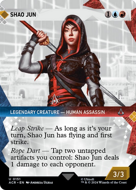 MAGIC: THE GATHERING  - Shao Jun (Showcase) (ACR-151) - Assassin's Creed: (Showcase) (Borderless) Foil