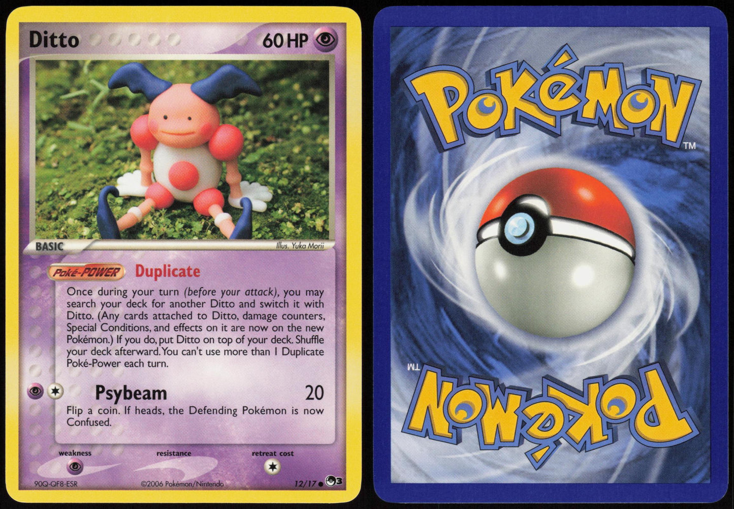 DITTO 12/17 POP SERIES 3 POKEMON COMMON NM