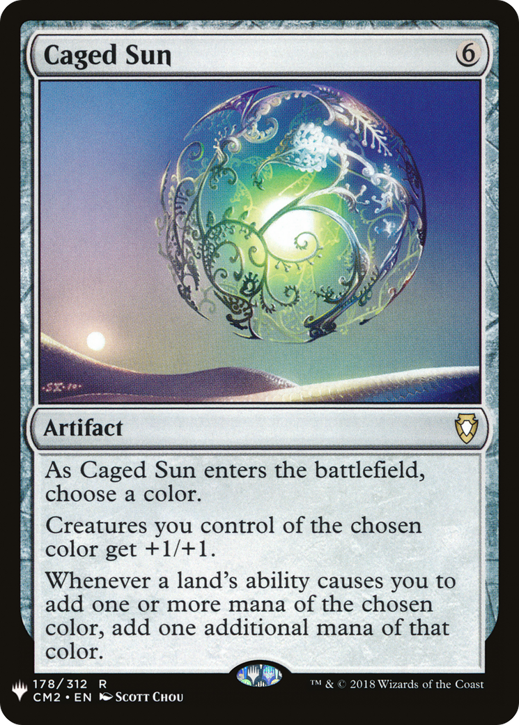 MAGIC: THE GATHERING  - Caged Sun (LIST-CM2-178) - The List