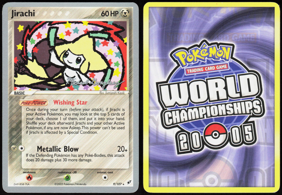 JIRACHI (MICHAEL GONZALEZ) 9/107 WORLD CHAMPIONSHIP DECKS POKEMON RARE LP