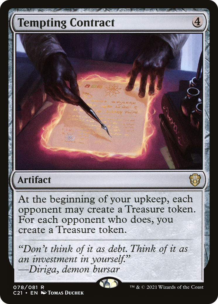 MAGIC: THE GATHERING  - Tempting Contract (C21-078) - Commander 2021