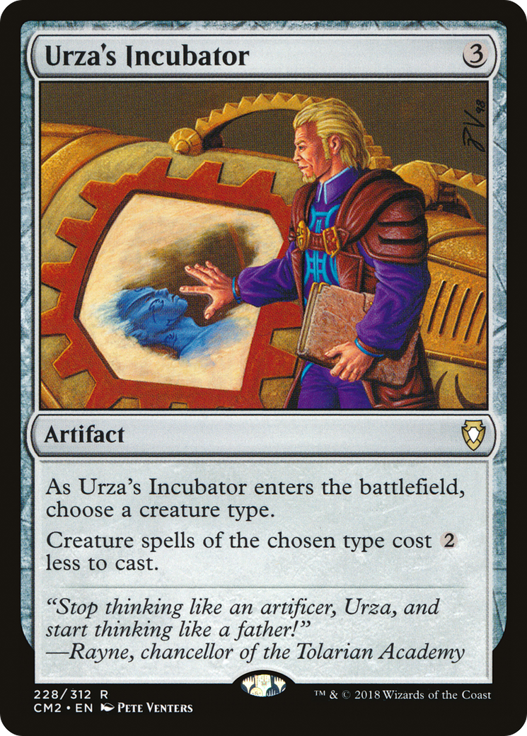 MAGIC: THE GATHERING  - Urza's Incubator (CM2-228) - Commander Anthology Volume II
