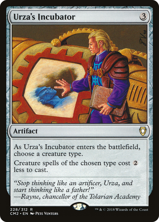 MAGIC: THE GATHERING  - Urza's Incubator (CM2-228) - Commander Anthology Volume II
