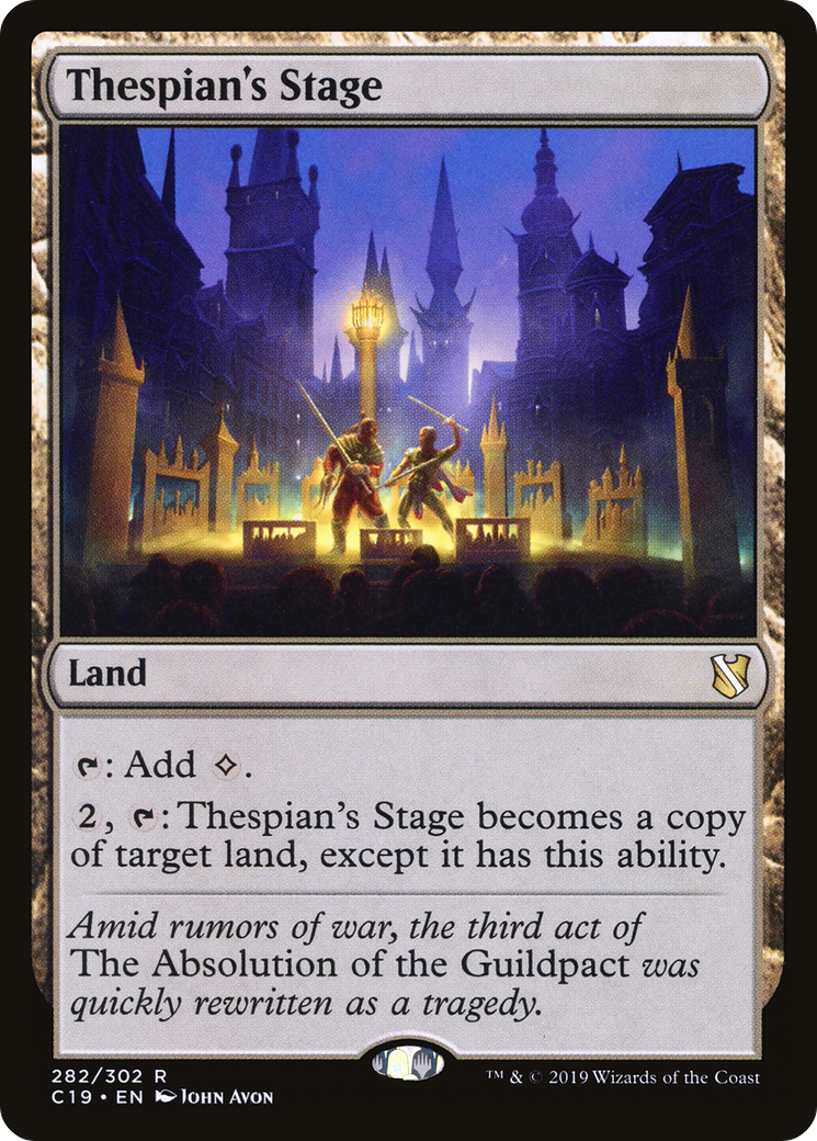 MAGIC: THE GATHERING  - Thespian's Stage (C19-282) - Commander 2019