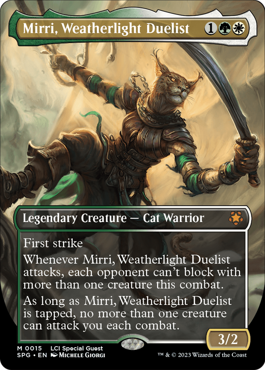 MAGIC: THE GATHERING  - Mirri, Weatherlight Duelist (Borderless) (SPG-015) - Special Guests