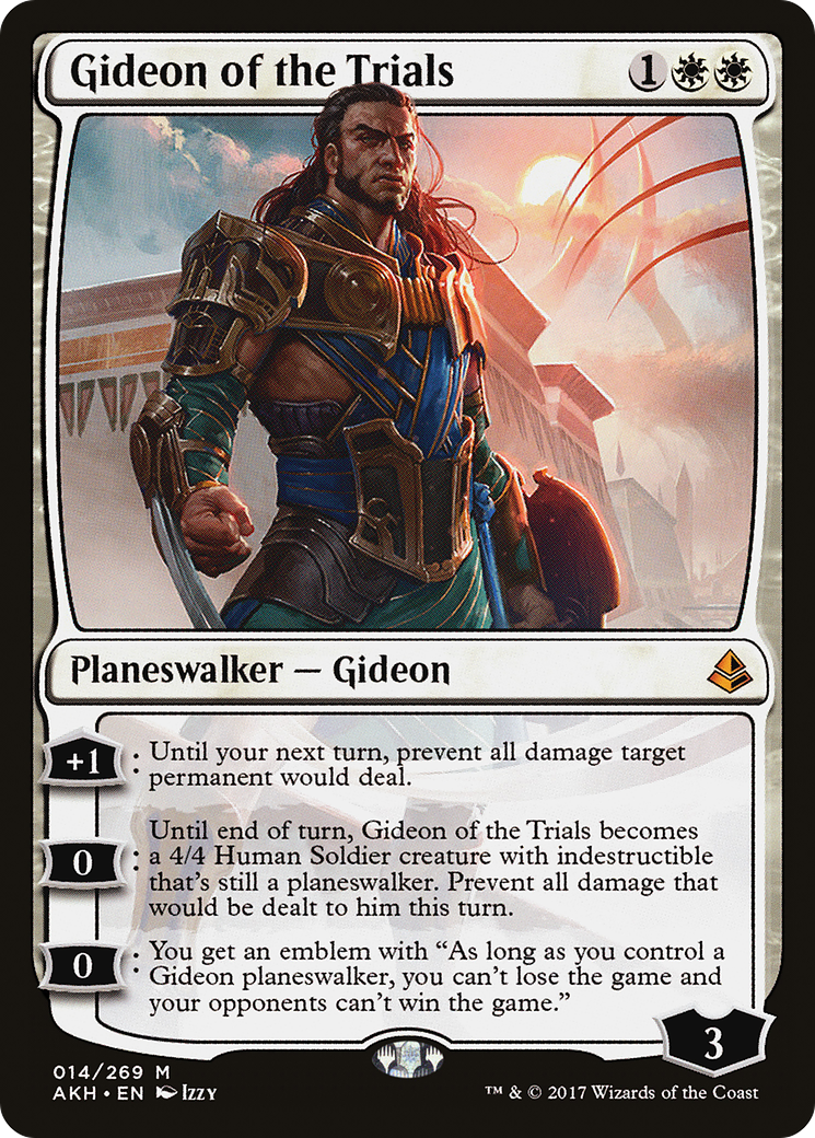 MAGIC: THE GATHERING  - Gideon of the Trials (AKH-014) - Amonkhet