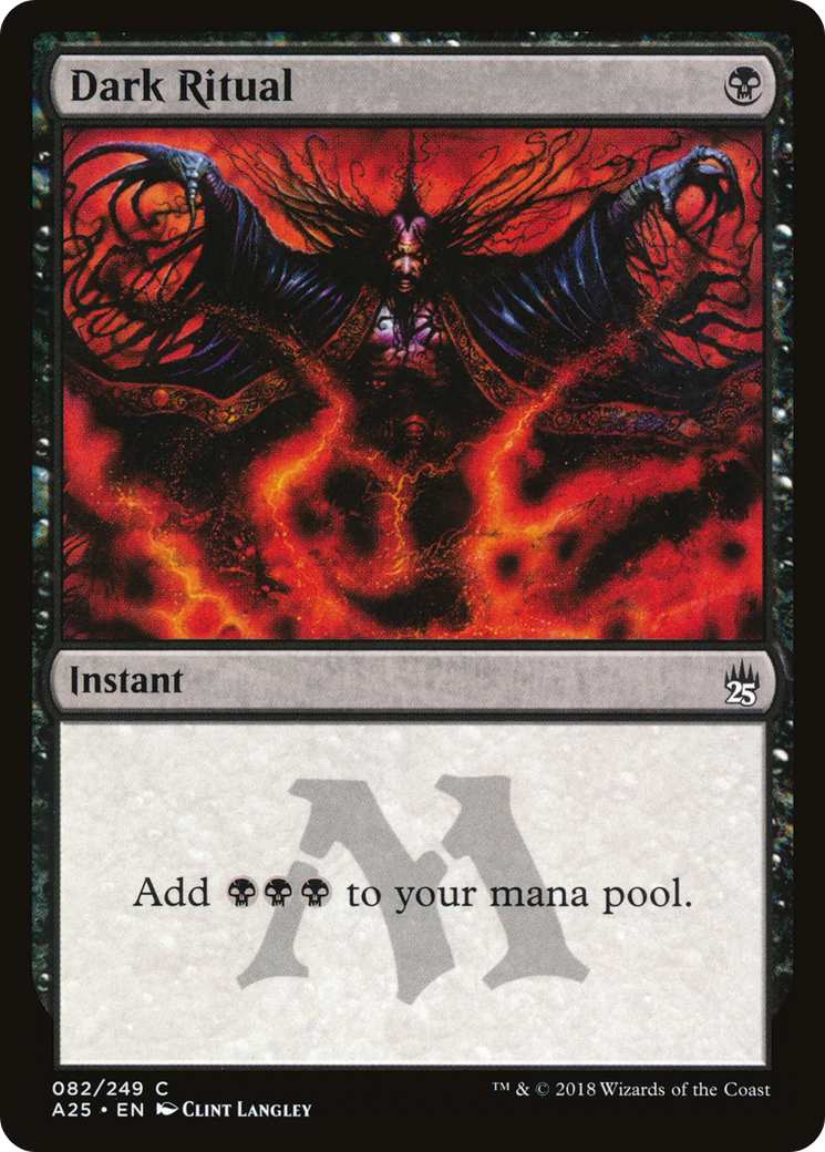 MAGIC: THE GATHERING  - Dark Ritual (A25-082) - Masters 25