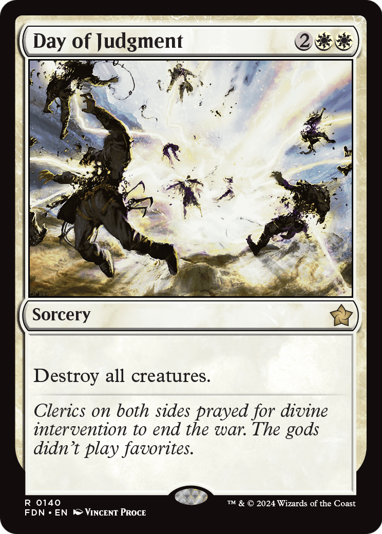 MAGIC: THE GATHERING  - Day of Judgment (FDN-140) - Foundations Foil