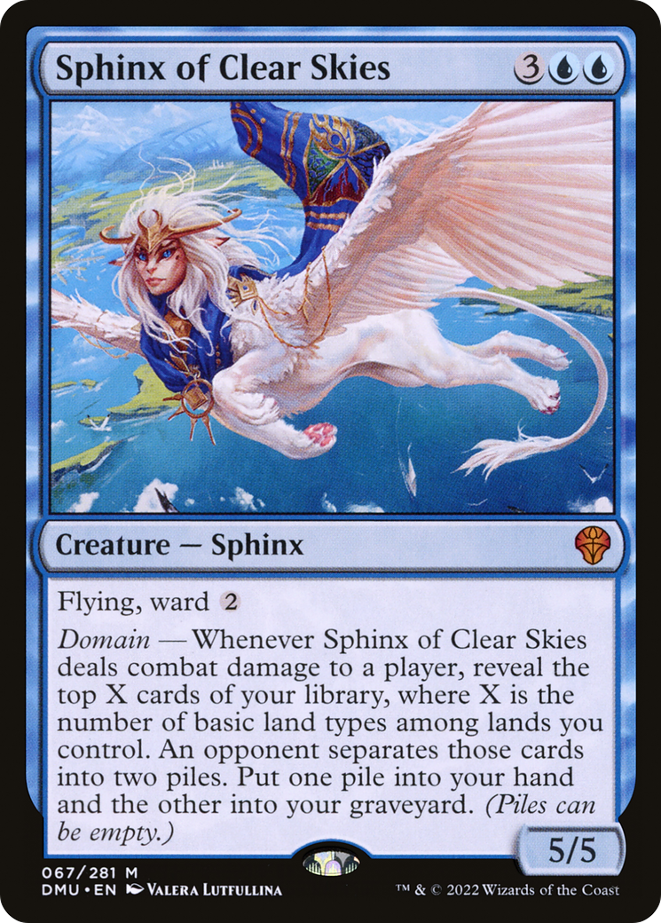 MAGIC: THE GATHERING  - Sphinx of Clear Skies (DMU-067) - Dominaria United Foil