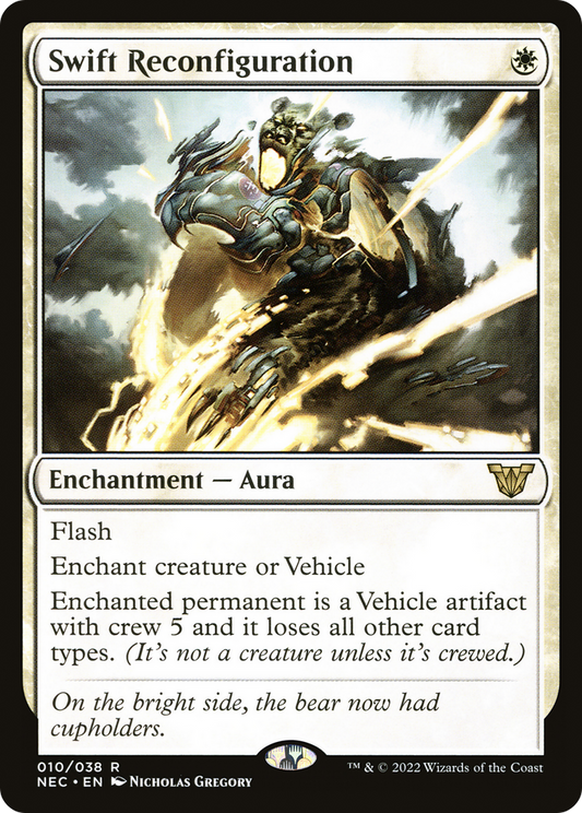 MAGIC: THE GATHERING  - Swift Reconfiguration (NEC-010) - Neon Dynasty Commander