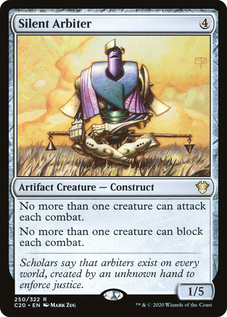 MAGIC: THE GATHERING  - Silent Arbiter (C20-250) - Commander 2020