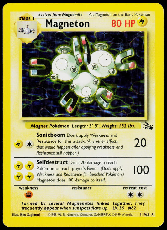 MAGNETON 11/62 FOSSIL RARE UNLIMITED HOLO LP