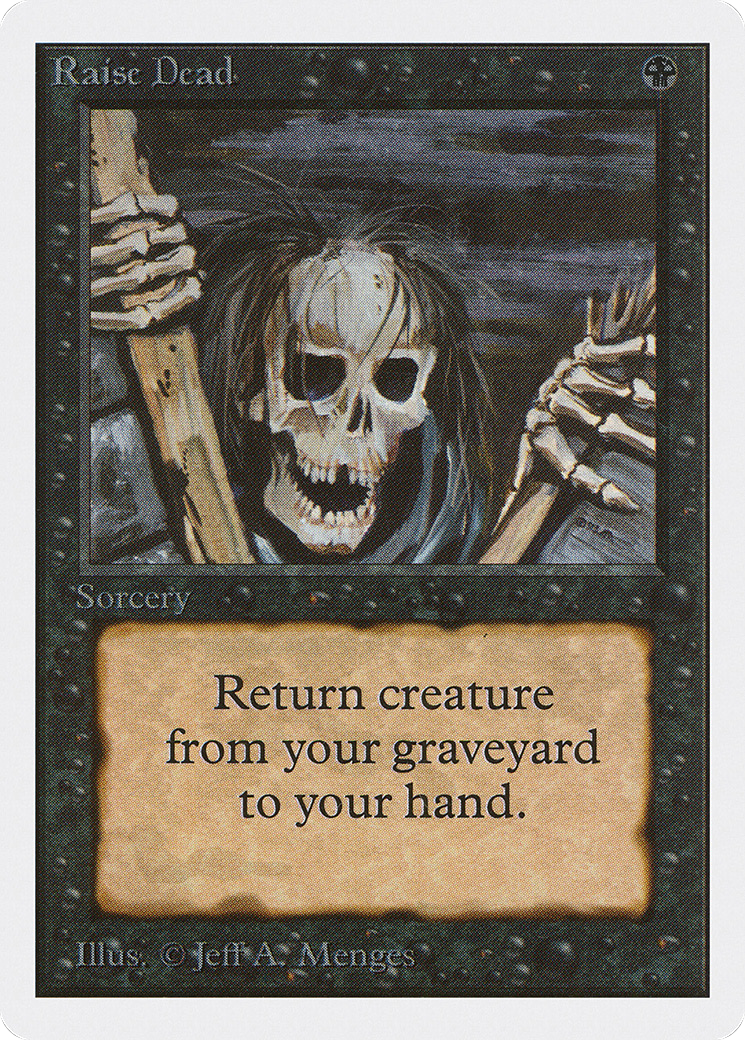 MAGIC: THE GATHERING  - Raise Dead (2ED-123) - Unlimited Edition