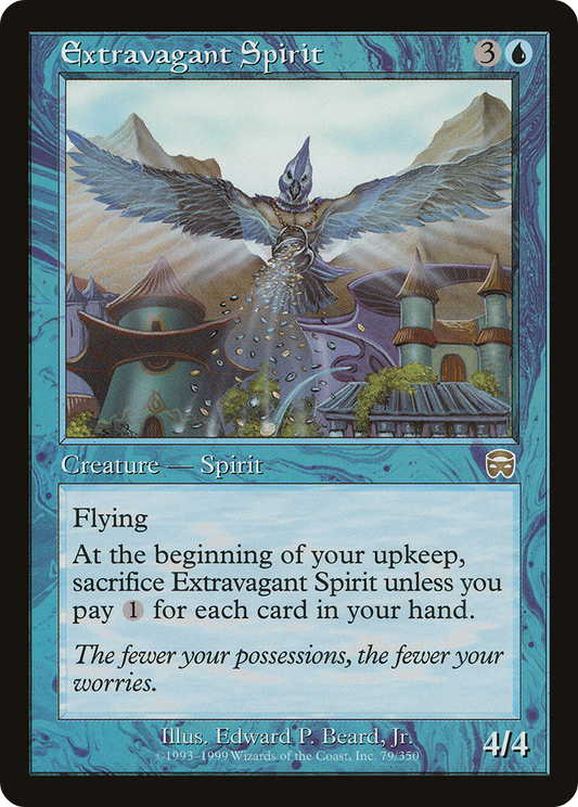 MAGIC: THE GATHERING  - Extravagant Spirit (MMQ-079) - Mercadian Masques