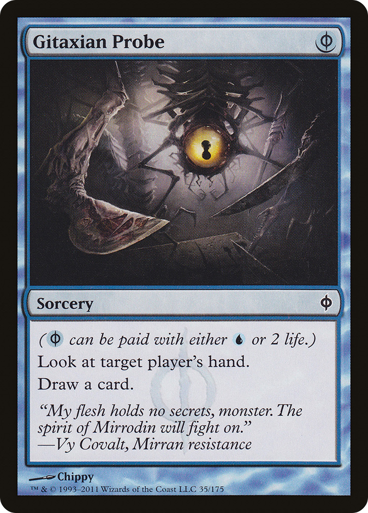 MAGIC: THE GATHERING  - Gitaxian Probe (NPH-035) - New Phyrexia