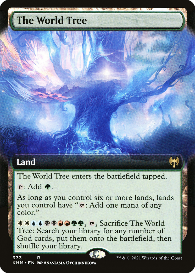 MAGIC: THE GATHERING  - The World Tree (Extended Art) (KHM-373) - Kaldheim: (Extended Art) Foil