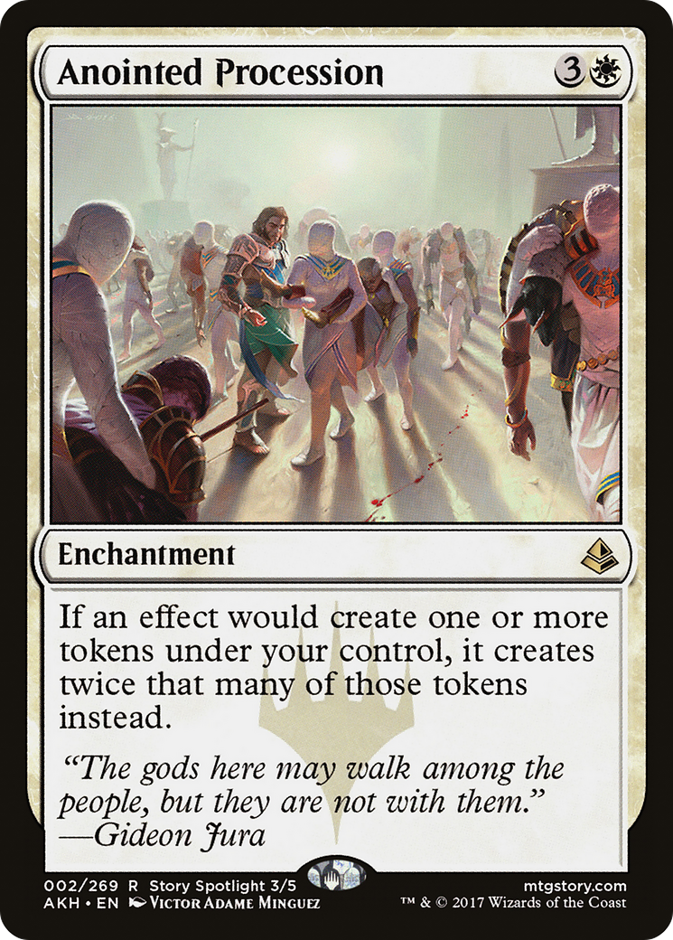 MAGIC: THE GATHERING  - Anointed Procession (AKH-002) - Amonkhet Foil