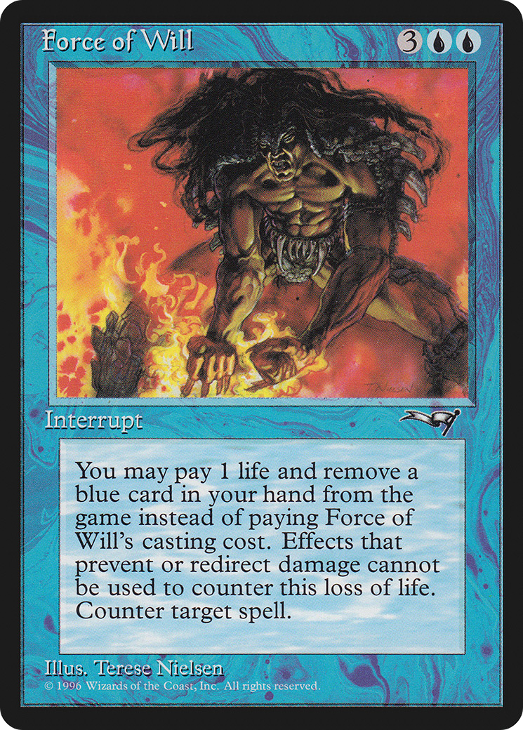 MAGIC: THE GATHERING  - Force of Will (ALL-042) - Alliances