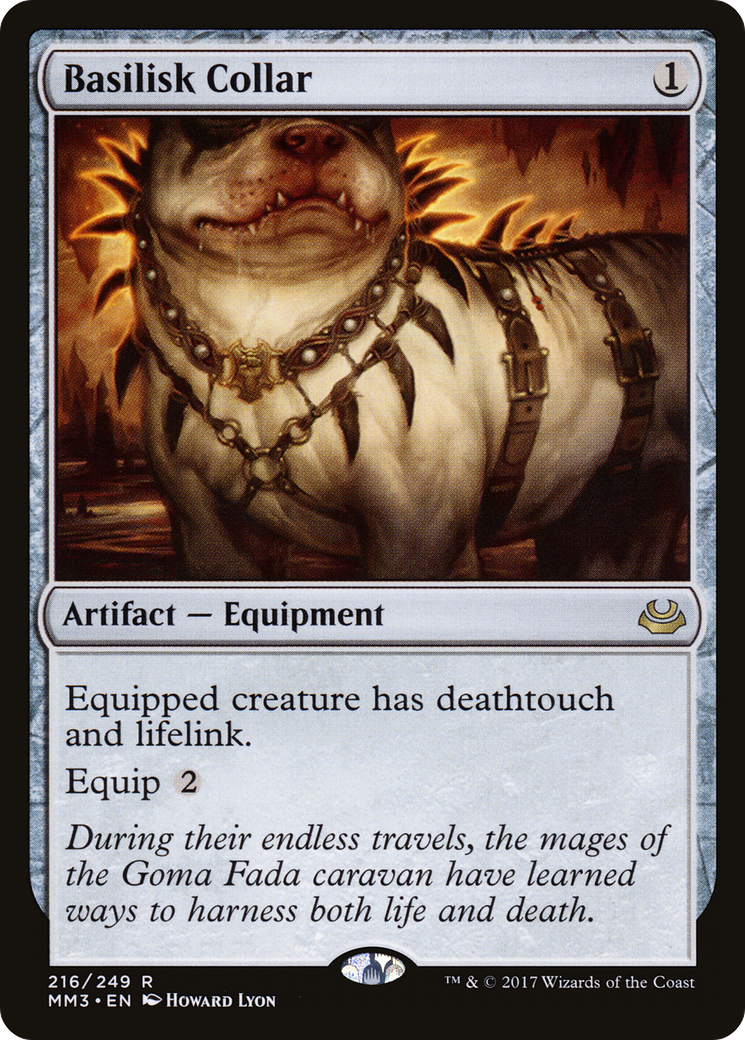 MAGIC: THE GATHERING  - Basilisk Collar (MM3-216) - Modern Masters 2017