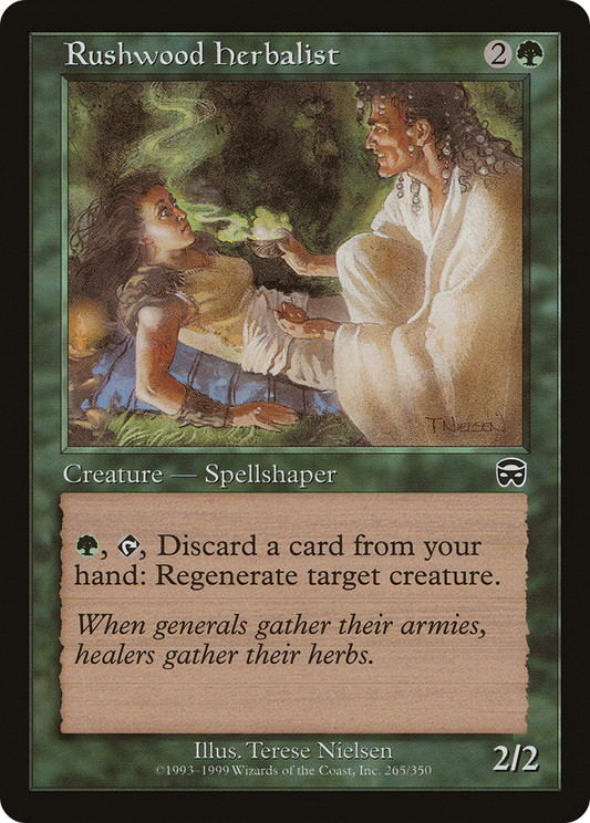 MAGIC: THE GATHERING  - Rushwood Herbalist (MMQ-265) - Mercadian Masques Foil