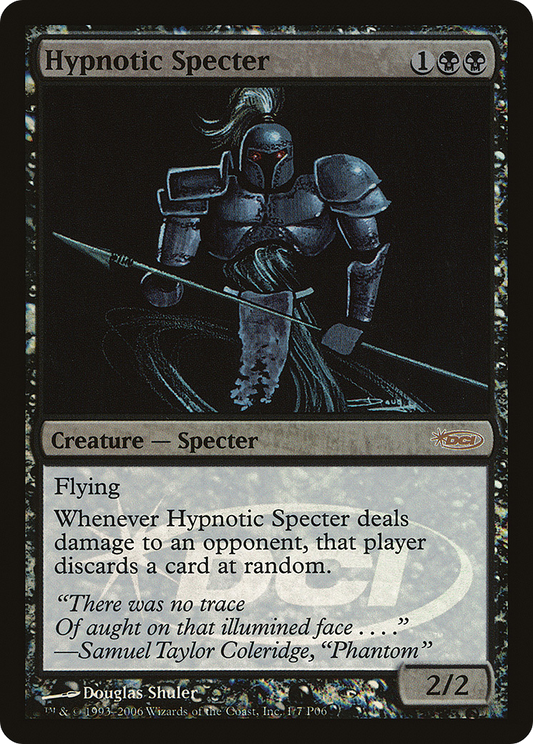 MAGIC: THE GATHERING  - Hypnotic Specter (MPRP-001) - Magic Player Rewards 2006 Foil