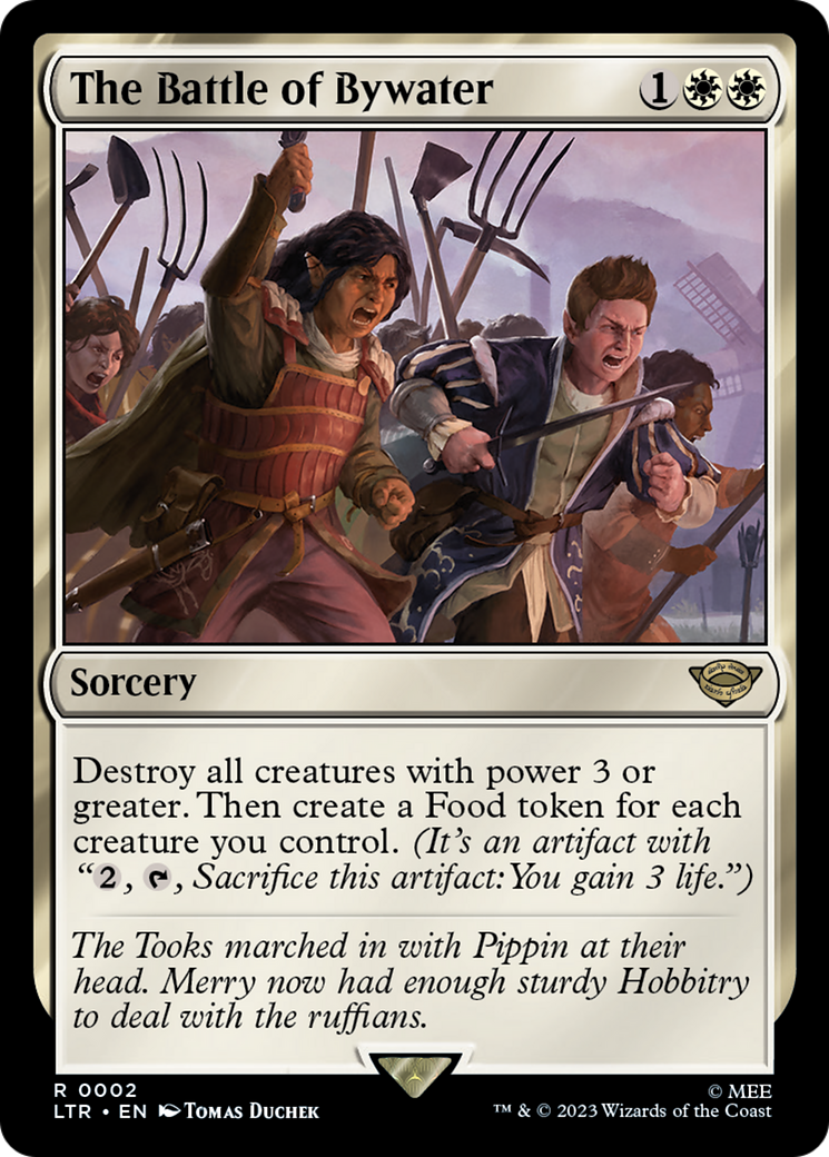 MAGIC: THE GATHERING  - The Battle of Bywater (LTR-002) - The Lord of the Rings: Tales of Middle-earth Foil
