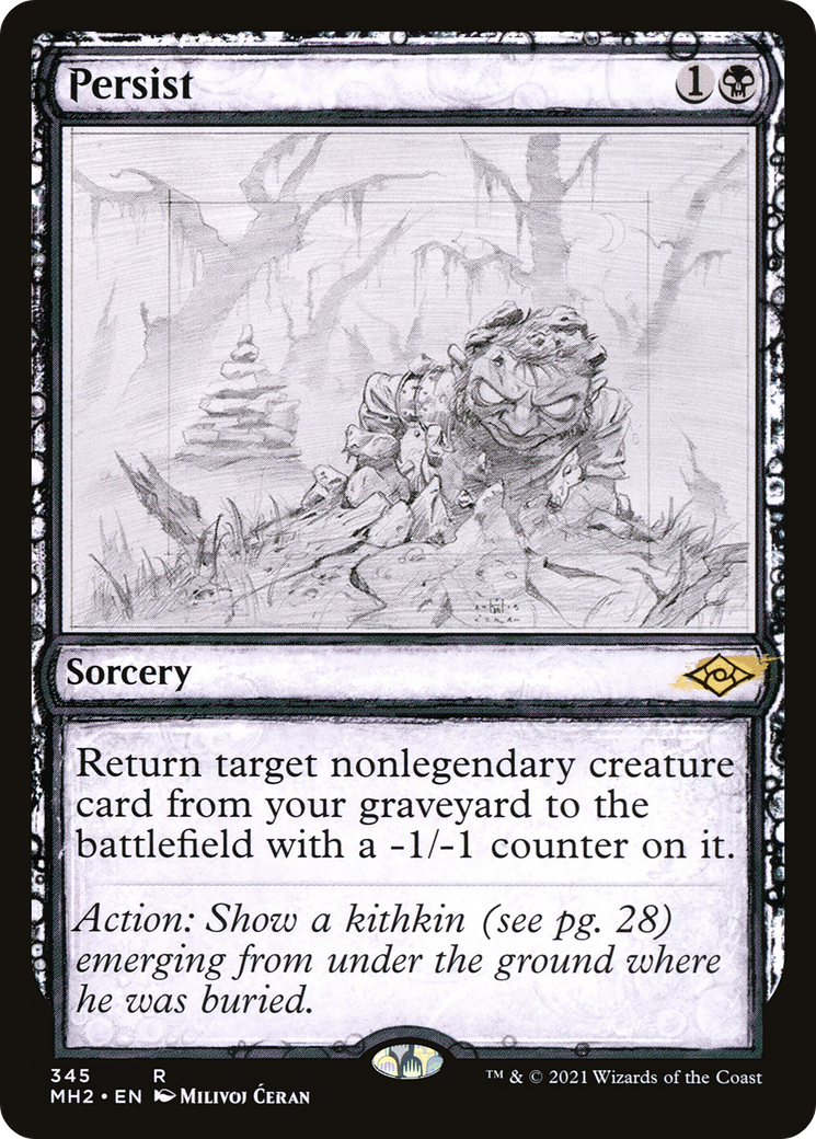 MAGIC: THE GATHERING  - Persist (Showcase) (MH2-345) - Modern Horizons 2: (Showcase)