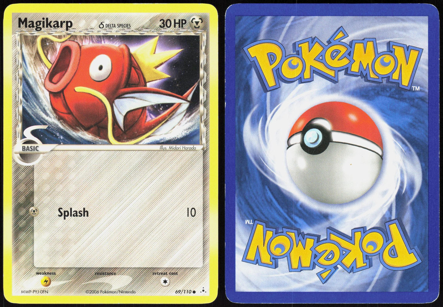 MAGIKARP Δ 69/110 HOLON PHANTOMS POKEMON COMMON MP