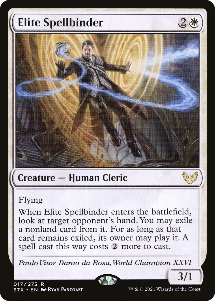 MAGIC: THE GATHERING  - Elite Spellbinder (STX-017) - Strixhaven: School of Mages