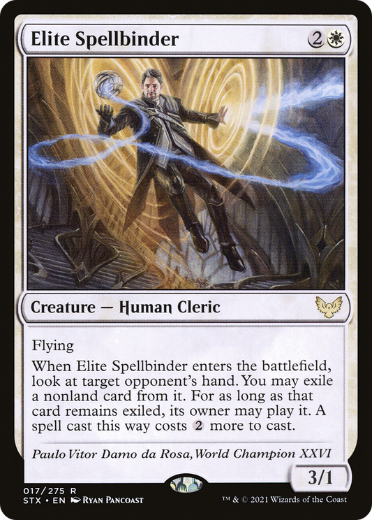 MAGIC: THE GATHERING  - Elite Spellbinder (STX-017) - Strixhaven: School of Mages
