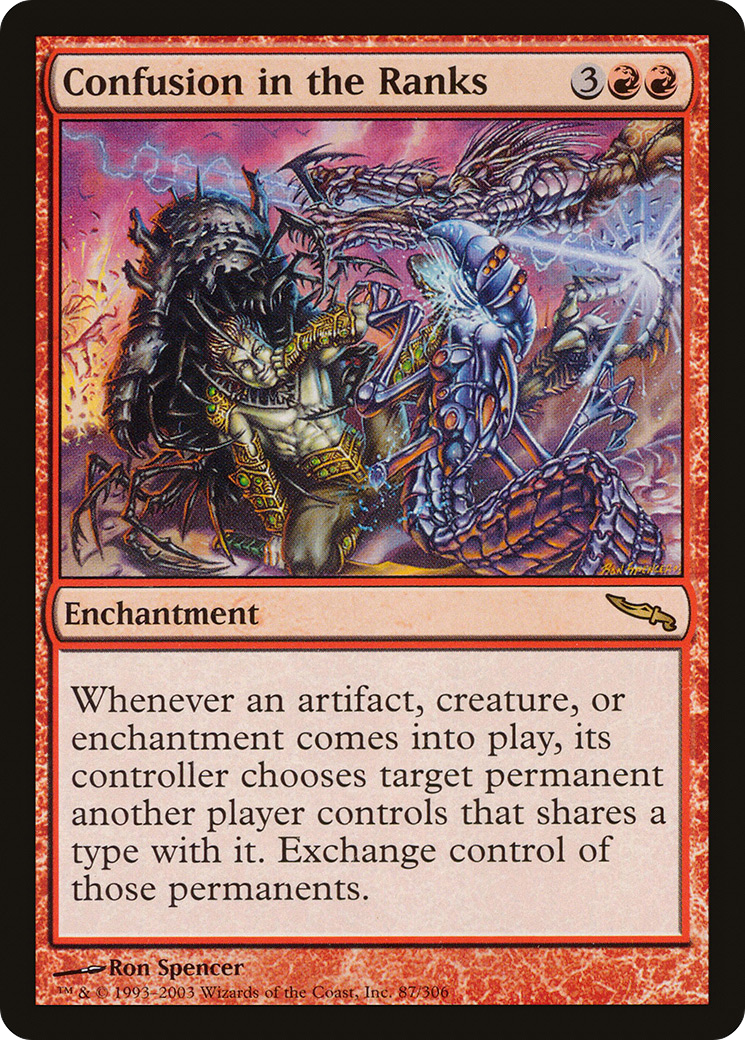 MAGIC: THE GATHERING  - Confusion in the Ranks (MRD-087) - Mirrodin Foil