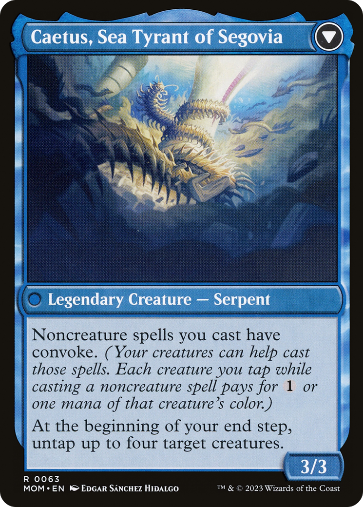 MAGIC: THE GATHERING  - Invasion of Segovia (MOM-063) - March of the Machine Foil
