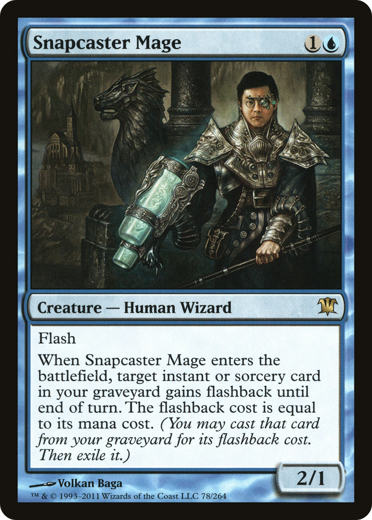 MAGIC: THE GATHERING  - Snapcaster Mage (ISD-078) - Innistrad Foil