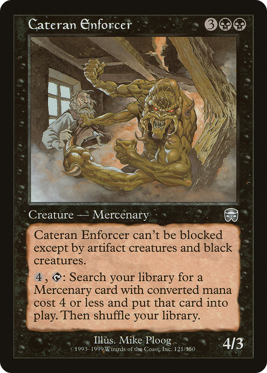 MAGIC: THE GATHERING  - Cateran Enforcer (MMQ-121) - Mercadian Masques Foil