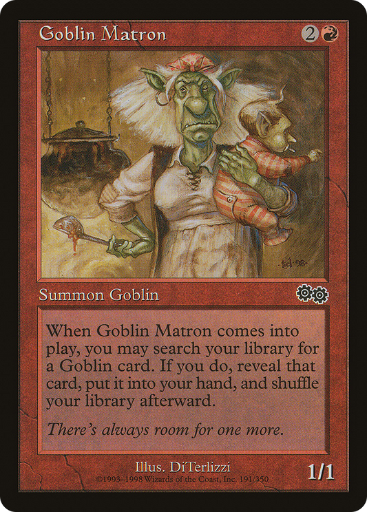 MAGIC: THE GATHERING  - Goblin Matron (USG-191) - Urza's Saga