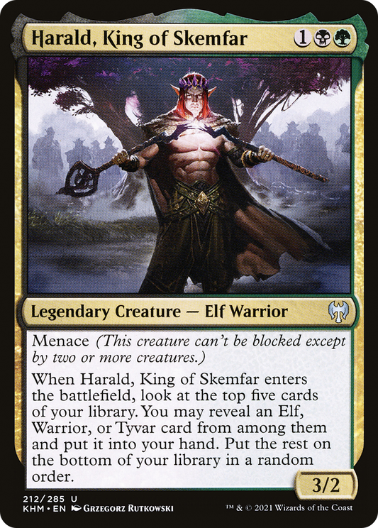 MAGIC: THE GATHERING  - Harald, King of Skemfar (KHM-212) - Kaldheim