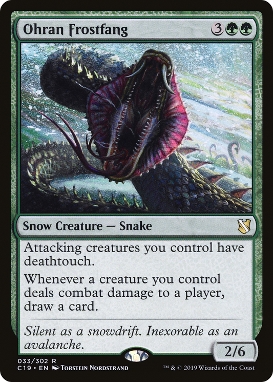 MAGIC: THE GATHERING  - Ohran Frostfang (C19-033) - Commander 2019