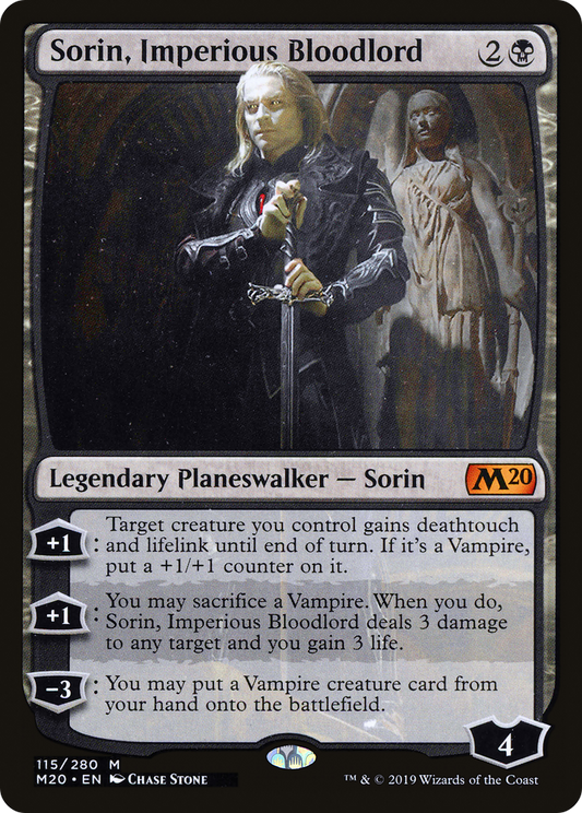 MAGIC: THE GATHERING  - Sorin, Imperious Bloodlord (M20-115) - Core Set 2020