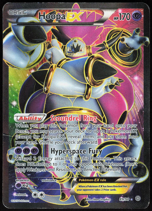 HOOPA EX 89/98 ANCIENT ORIGINS POKEMON ULTRA RARE HOLO HP
