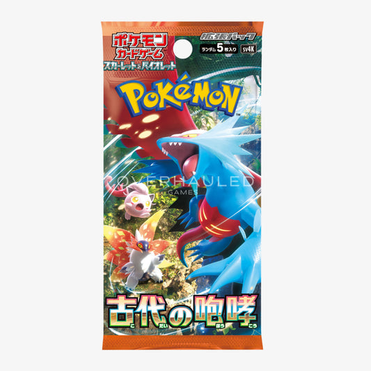 POKEMON TCG JAPANESE - Scarlet & Violet - Ancient Roar - SV4K - Booster Pack