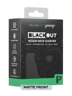 PALMS OFF - Blackout Deck Sleeves