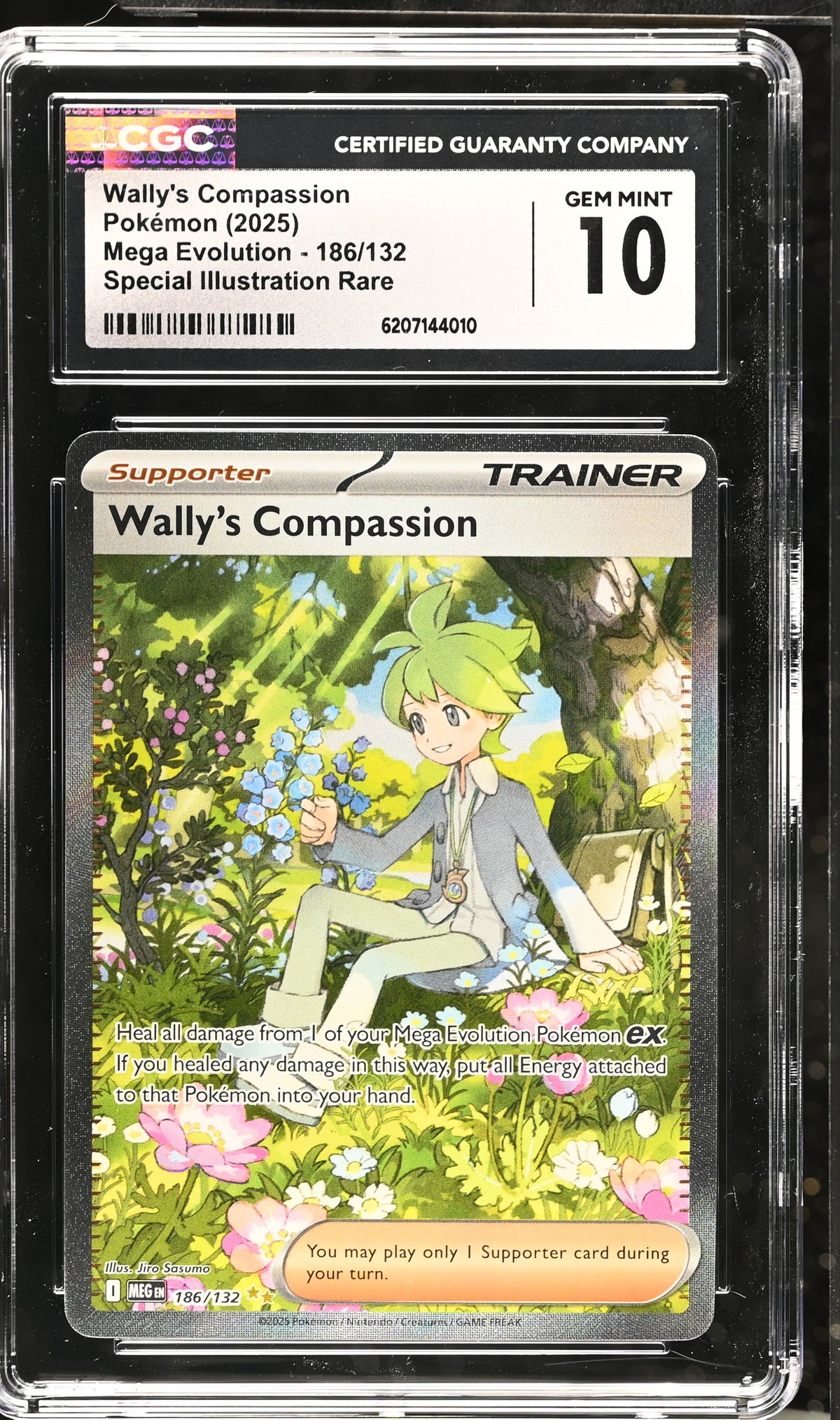 WALLY'S COMPASSION 186/132 CGC 10 SPECIAL ILLUSTRATION RARE POKEMON