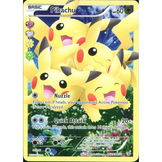 POKEMON TCG - PIKACHU RC29/RC32 RADIANT COLLECTION FULL ART