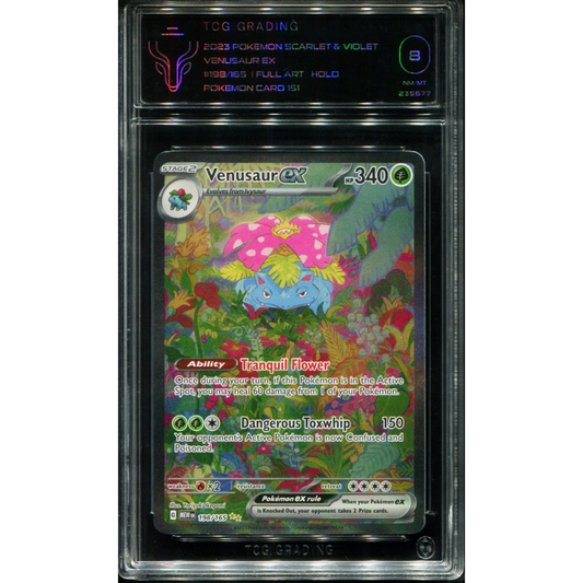 POKEMON TCG - VENUSAUR EX 198/165 POKEMON TCG 8 151 SPECIAL ILLUSTRATION RARE