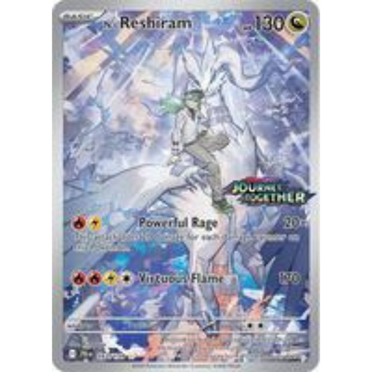 POKEMON TCG - N'S RESHIRAM 167/159 STAMPED BOX TOPPER