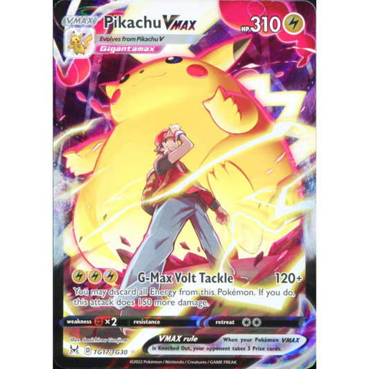 POKEMON TCG - PIKACHU VMAX TG17/TG30 LOST ORIGIN TRAINER GALLERY