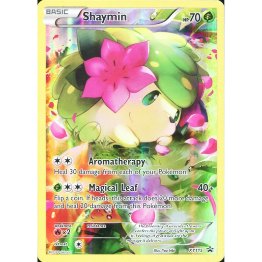 POKEMON TCG - SHAYMIN XY115 XY BLACK STAR PROMO FULL ART