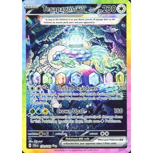 POKEMON TCG - TERAPAGOS EX 170/142 STELLAR CROWN SPECIAL ILLUSTRATION RARE