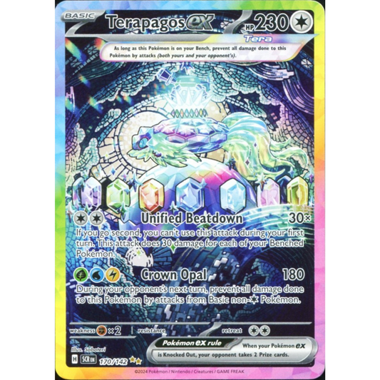 POKEMON TCG - TERAPAGOS EX 170/142 STELLAR CROWN SPECIAL ILLUSTRATION RARE